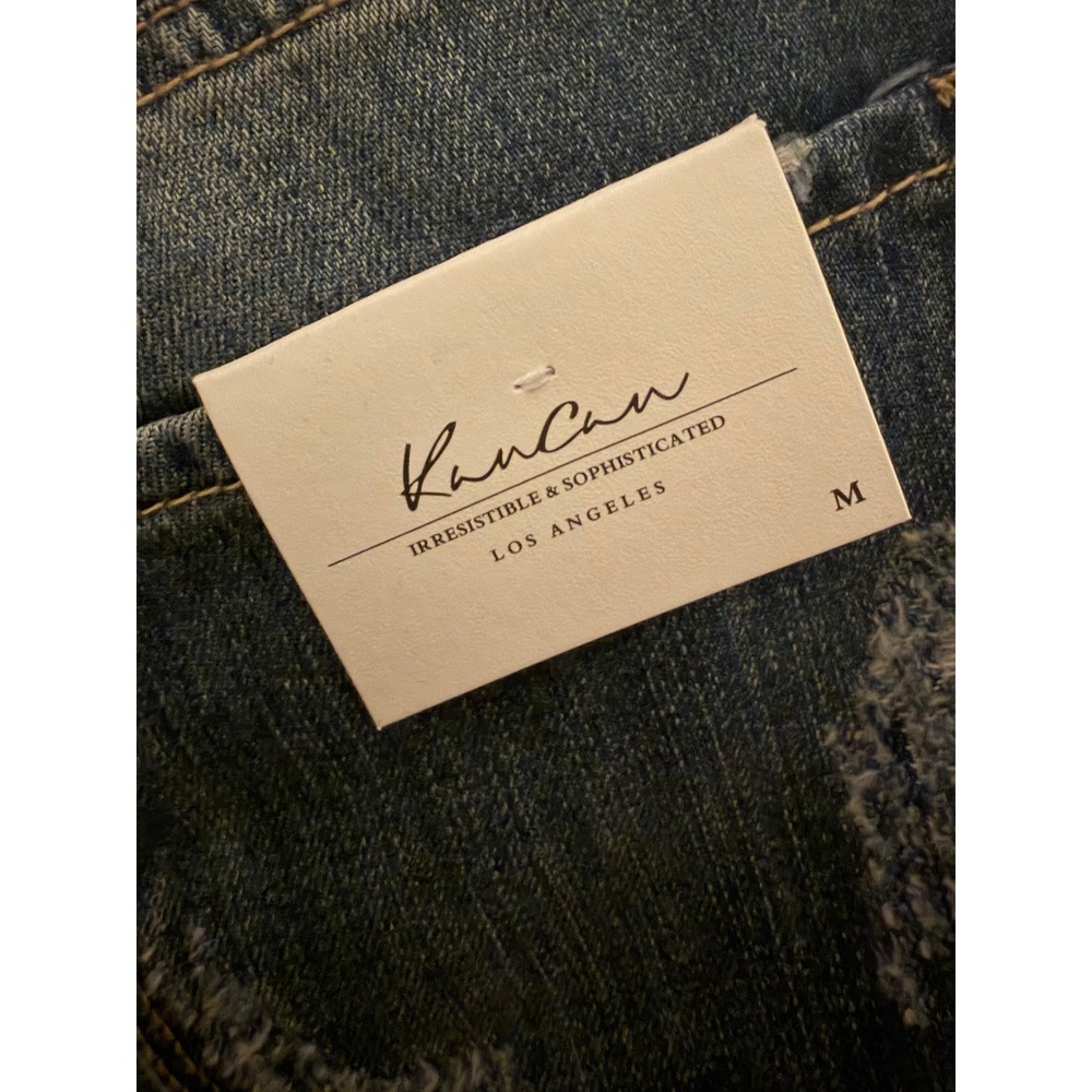 KanCan Light Blue Distressed Jean Shorts size Medium NWT - Picture 5 of 7